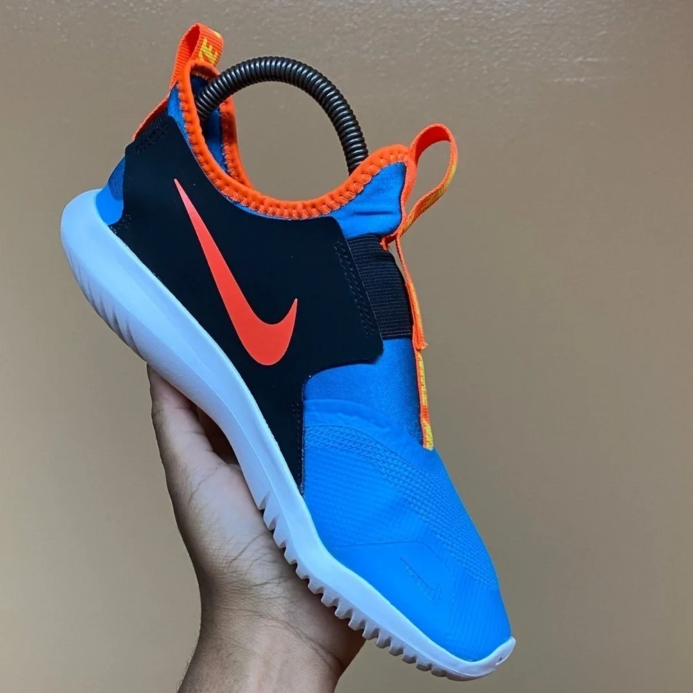 Nike Flex Runner “Blue Black Yellow Infrared” Women’s Running Sneakers” Size 7.5